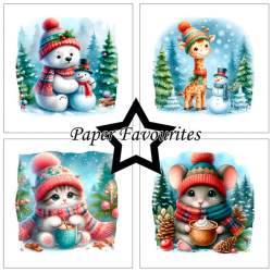 Paper Favourites - Blok 6'' - Cute Christmas