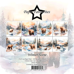 Paper Favourites - Blok 6'' - Winter Scene