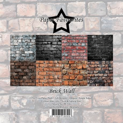 Paper Favourites - Blok 6'' - Brick wall