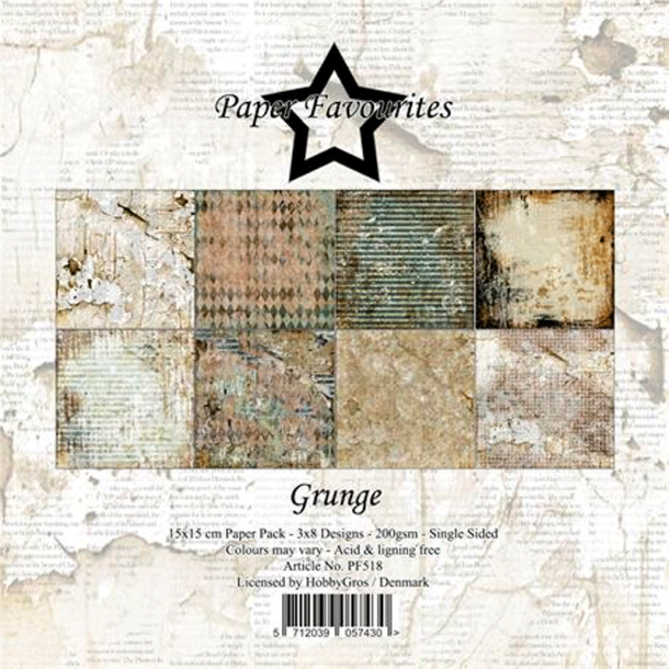 Paper Favourites - Blok 6'' - Grunge
