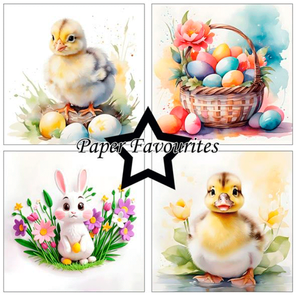 Paper Favourites - Blok 6'' - Cute Easter / Sd pske