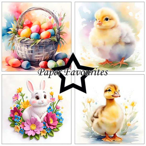 Paper Favourites - Blok 6'' - Cute Easter / Sd pske