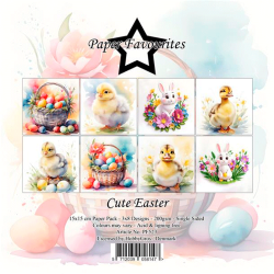 Paper Favourites - Blok 6'' - Cute Easter / Sd pske