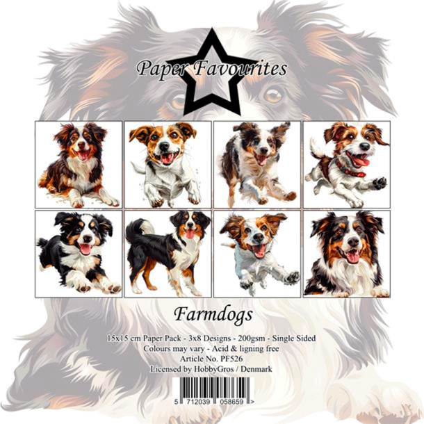 Paper Favourites - Blok 6'' - Farmdogs / Grdhunde