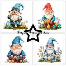 Paper Favourites - Blok 6'' - Easter Gnomes / Pskegnomer