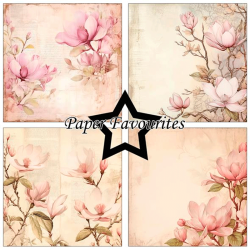 Paper Favourites - Blok 6'' - Pink Magnolia