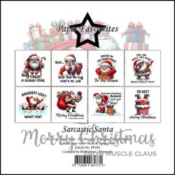 Paper Favourites - Blok 6'' - Sarcastic Santa / Sarkastisk julemand