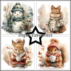 Paper Favourites - Blok 6'' - Winter Cuteness / Vinter nuttet