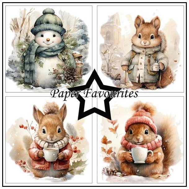 Paper Favourites - Blok 6'' - Winter Cuteness / Vinter nuttet