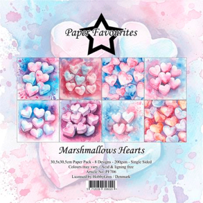 Paper Favourites - Blok 12'' - Skumfidushjerter