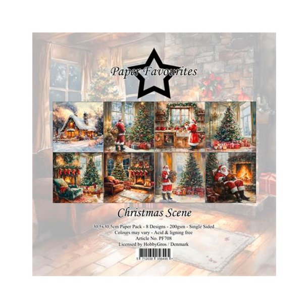 Paper Favourites - Blok 12" - Christmas Scene