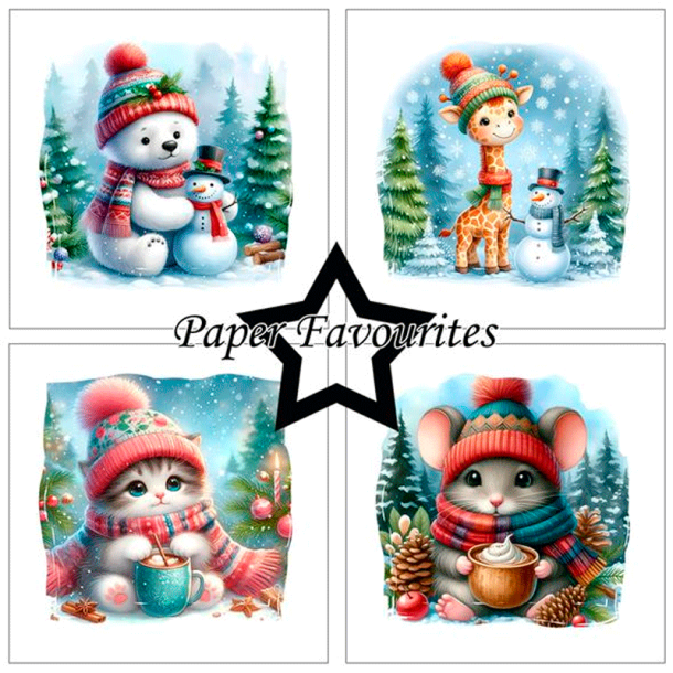 Paper Favourites - Blok 12'' - Cute Christmas