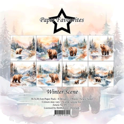 Paper Favourites - Blok 12'' - Winter Scene