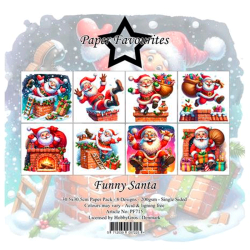 Paper Favourites - Blok 12'' - Funny Santa