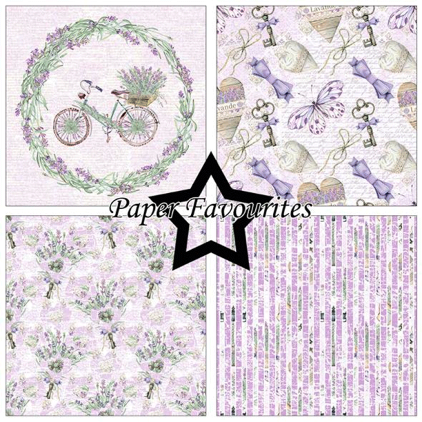 Paper Favourites - Blok 12'' - Lavender