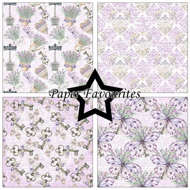 Paper Favourites - Blok 12'' - Lavender