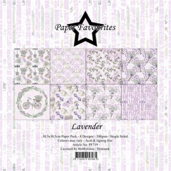 Paper Favourites - Blok 12'' - Lavender