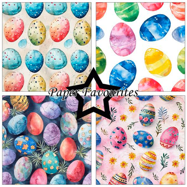 Paper Favourites - Blok 12'' - Easter Eggs / Pskeg