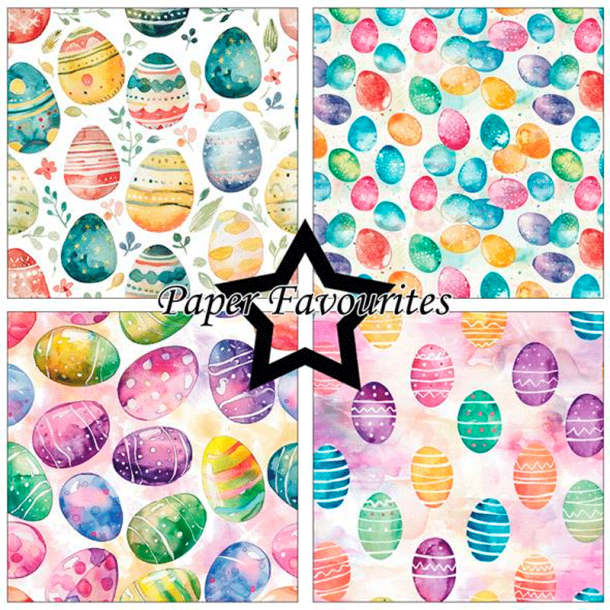 Paper Favourites - Blok 12'' - Easter Eggs / Pskeg