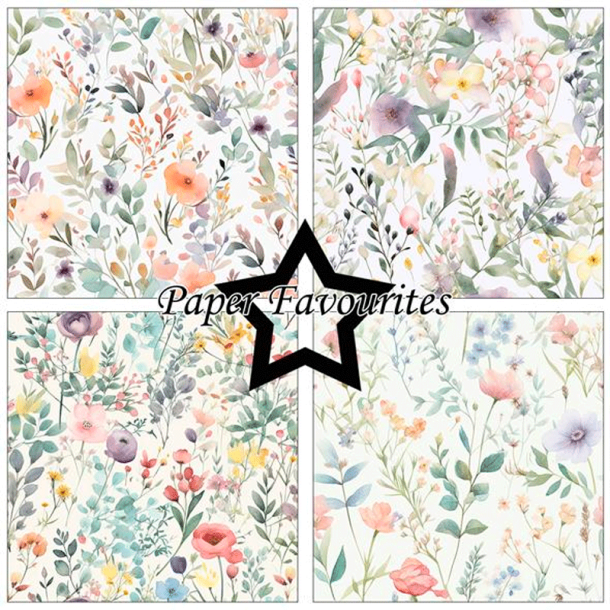 Paper Favourites - Blok 12'' - Spring Flowers / Forrsblomster