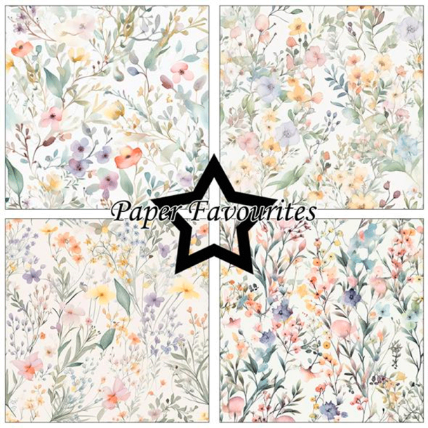 Paper Favourites - Blok 12'' - Spring Flowers / Forrsblomster