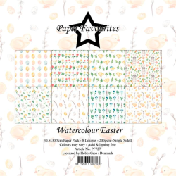 Paper Favourites - Blok 12'' - Watercolour Easter / Akvarel Pske