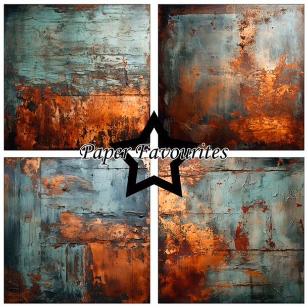 Paper Favourites - Blok 12'' - Rusty Copper