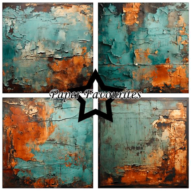 Paper Favourites - Blok 12'' - Rusty Copper