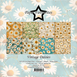 Paper Favourites - Blok 12'' - Vintage Daisies
