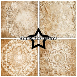 Paper Favourites - Blok 12'' - Vintage Doily Lace