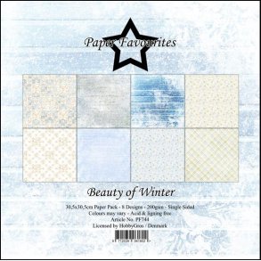 Paper Favourites - Blok 12'' - Beauty of Winter / Sknheden af vinter