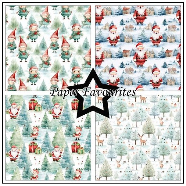 Paper Favourites - Blok 12'' - Christmas Scenes / Julescener