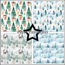 Paper Favourites - Blok 12'' - Christmas Scenes / Julescener