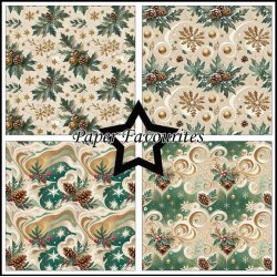 Paper Favourites - Blok 12'' - Pinecones / Fyrrekogler