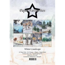Paper Favourites - Blok A5 -Winter Landscape / Vinter landskaber