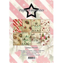 Paper Favourites - Blok A5 - Santas Present / Traditionel Jul
