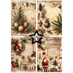 Paper Favourites - Blok A5 - Gammeldags Jul