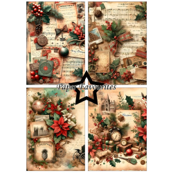 Paper Favourites - Blok A5 - Gammeldags Jul