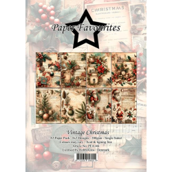 Paper Favourites - Blok A5 - Gammeldags Jul