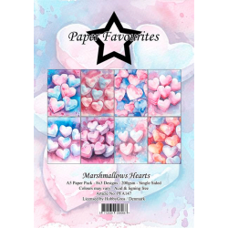 Paper Favourites - Blok A5 - Skumfidushjerter