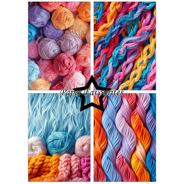 Paper Favourites - Blok A5 - Strikkegarn