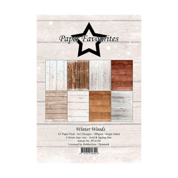 Paper Favourites - Blok A5 - Winter Woods