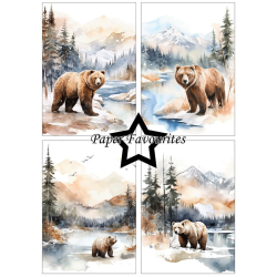 Paper Favourites - Blok A5 - Winter Scene