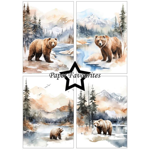 Paper Favourites - Blok A5 - Winter Scene