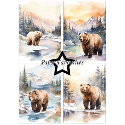 Paper Favourites - Blok A5 - Winter Scene