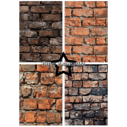 Paper Favourites - Blok A5 - Brick wall