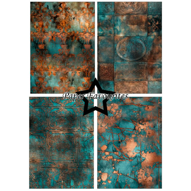 Paper Favourites - Blok A5 - Patina
