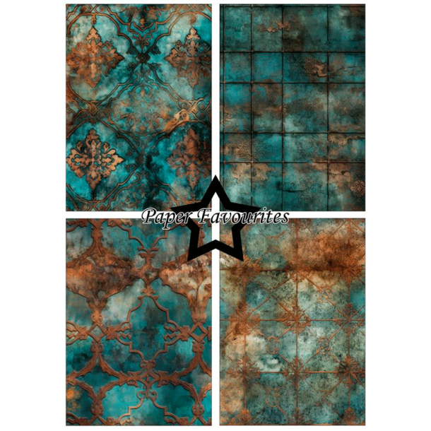 Paper Favourites - Blok A5 - Patina
