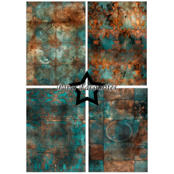Paper Favourites - Blok A5 - Copper and blue / Kobber og bl