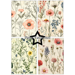Paper Favourites - Blok A5 - Wild Flower / Wilde Blomster